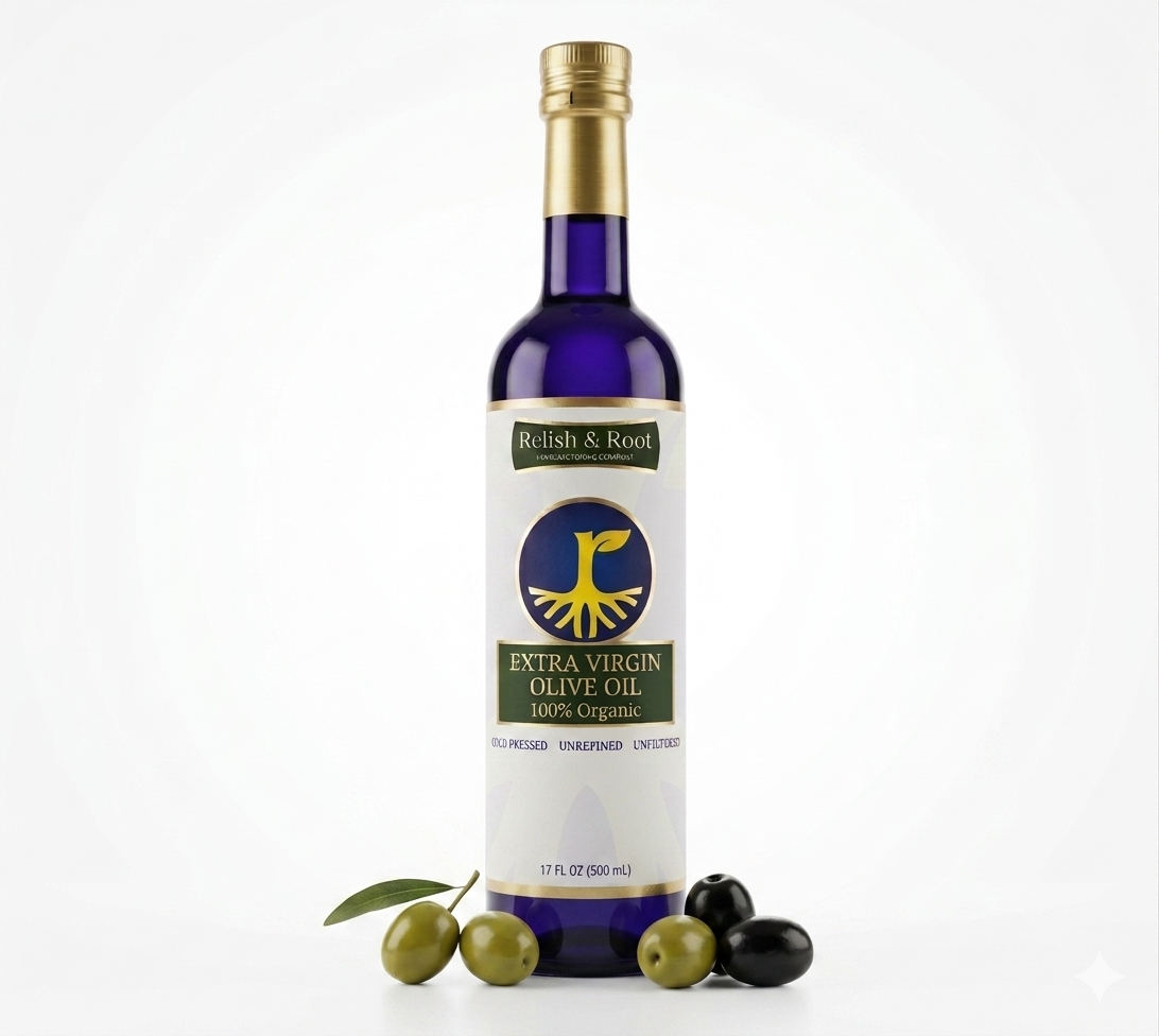 Relish & Root — Premium Mediterranean Extra Virgin Olive Oil