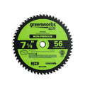 Pro 56-Tooth 7-1/4" Non-Ferrous Metal Cutting Circular Saw Blade with Construction-Grade Carbide Teeth MegaBDM