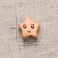 Boxwood Peach Small Star Moon Heart-shaped Auspicious Cloud Bracelet - Little Star MegaBDM