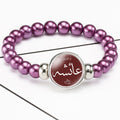 Comfortable Market Theme Time Stone Telescopic Bracelets - 12031505 / 18mm White K MegaBDM