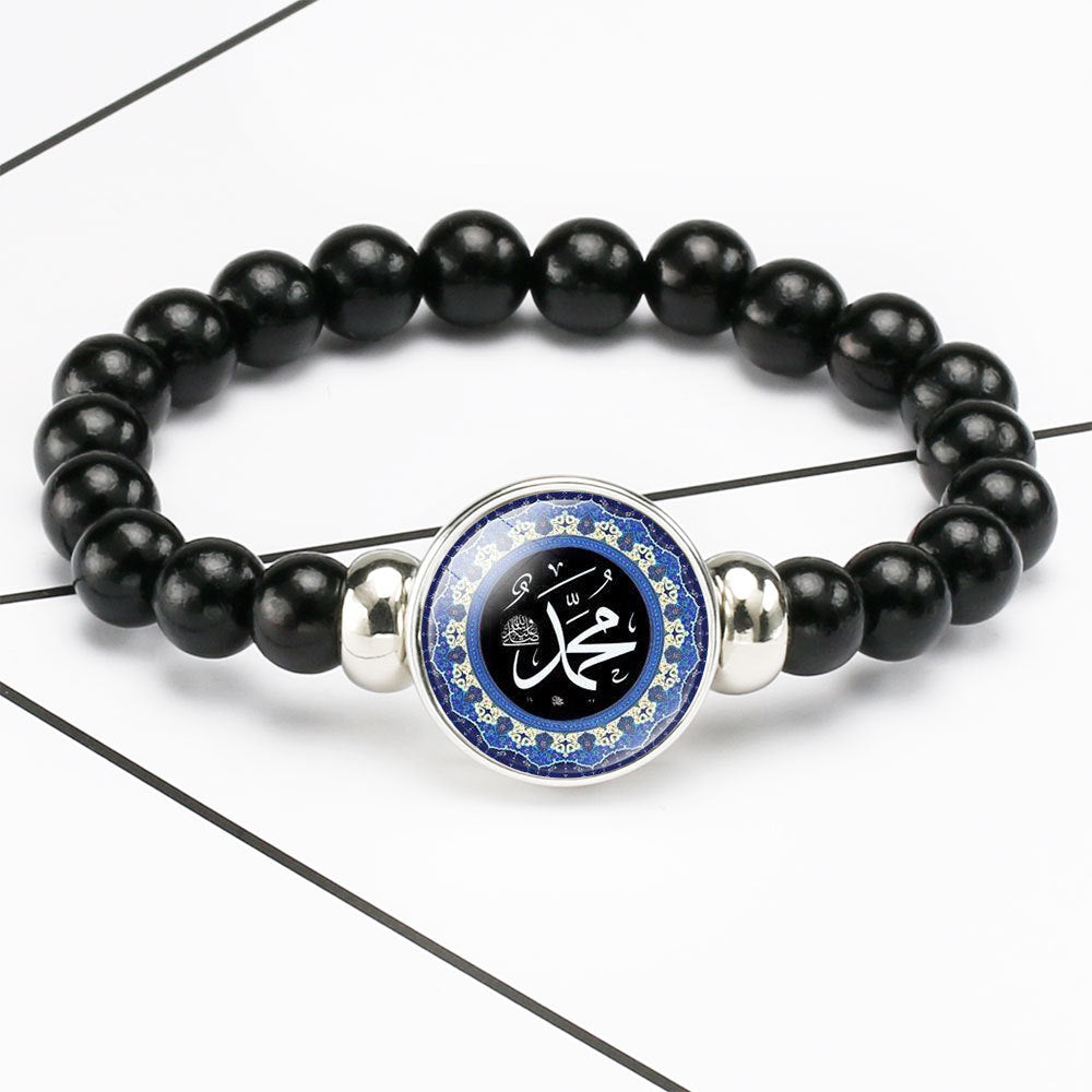 Comfortable Market Theme Time Stone Telescopic Bracelets - 12031504 / 18mm White K MegaBDM