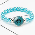 Comfortable Market Theme Time Stone Telescopic Bracelets - 12031507 / 18mm White K MegaBDM