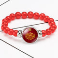 Comfortable Market Theme Time Stone Telescopic Bracelets - 12031503 / 18mm White K MegaBDM