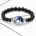 Comfortable Market Theme Time Stone Telescopic Bracelets - 12031511 / 18mm White K MegaBDM