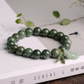 Natural A- Level Jade Ball Beads Bracelets MegaBDM