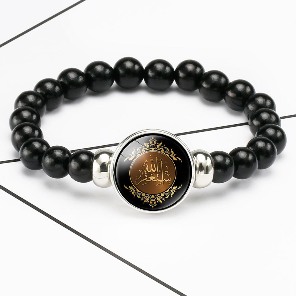 Comfortable Market Theme Time Stone Telescopic Bracelets - 12031508 / 18mm White K MegaBDM