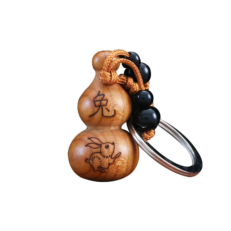 Mahogany Gourd Creative Gift Zodiac Key Bracelet - Monkey MegaBDM
