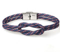 Women's & Men's Stainless Steel Snap Joint Fashion Navy Style Parachute Cord Truelove Bracelets - Cherry Blossom MegaBDM