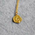 Niche Retro Golden Constellation Embossed Pattern Necklaces - Water Bottle MegaBDM