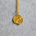 Niche Retro Golden Constellation Embossed Pattern Necklaces - White Sheep MegaBDM