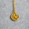 Niche Retro Golden Constellation Embossed Pattern Necklaces - Cancer MegaBDM