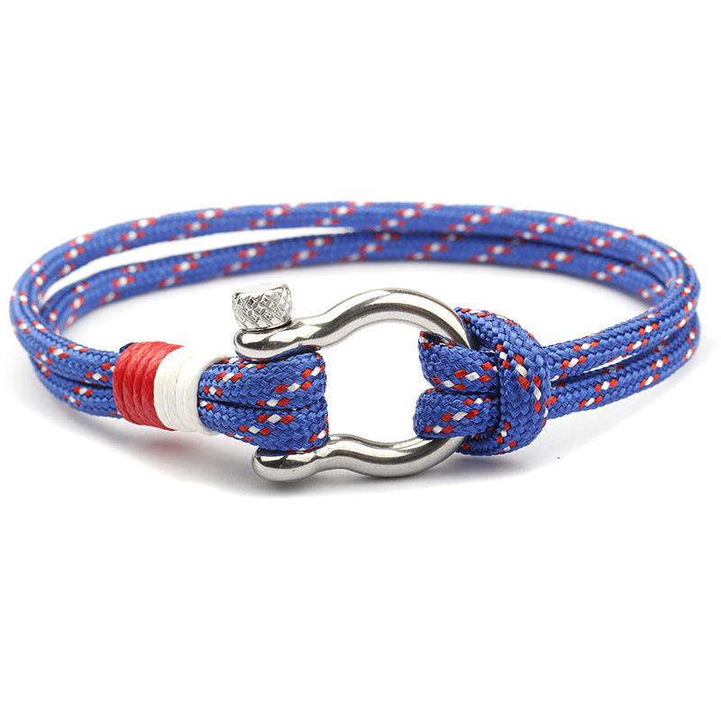 Steel Buckle Bow Type Boat Anchor Fashion Bracelets - 08 MegaBDM