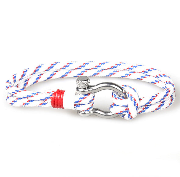 Steel Buckle Bow Type Boat Anchor Fashion Bracelets - 04 MegaBDM