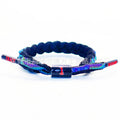 Braided Rope Holographic Reflective Kobe Curry James Owen Harden Bracelets - McGrady Holographic Black MegaBDM