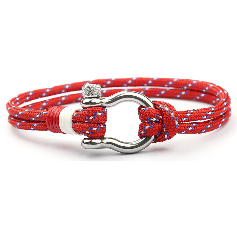 Steel Buckle Bow Type Boat Anchor Fashion Bracelets - 06 MegaBDM