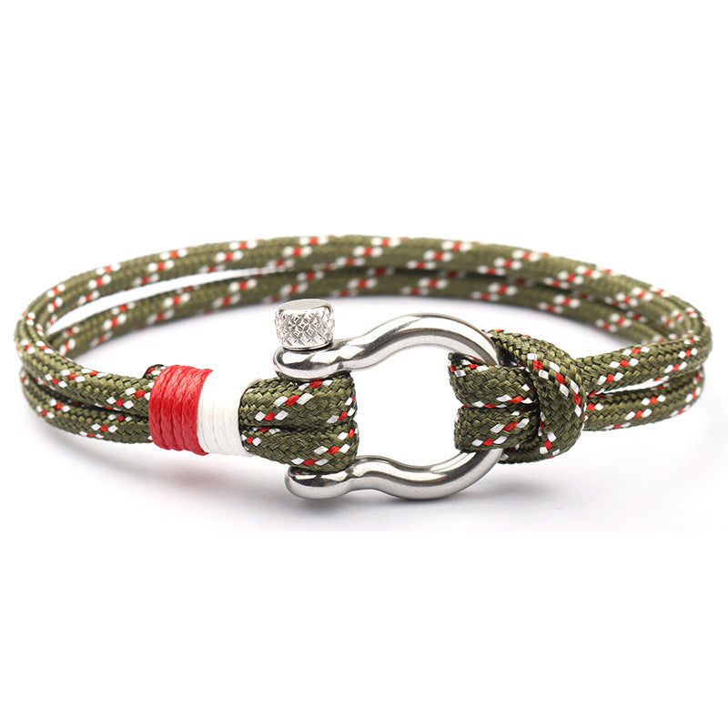 Steel Buckle Bow Type Boat Anchor Fashion Bracelets - 02 MegaBDM