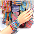 Ethnic Colorful Cotton Thread Friendship Hand Anklets MegaBDM
