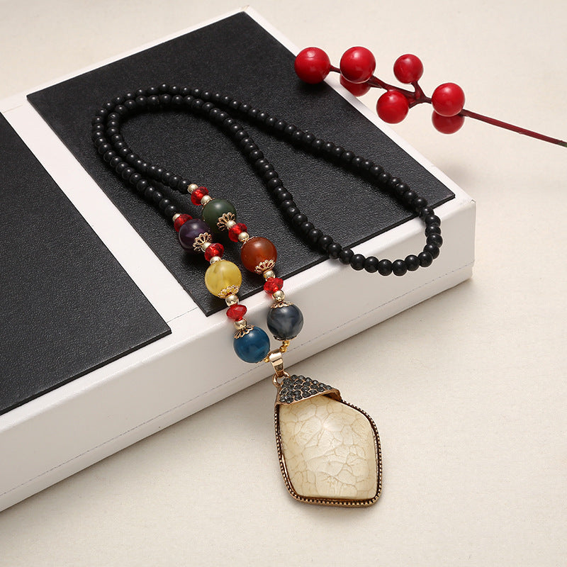 Casual Bohemian Ethnic Style Vintage Clothing Necklace - 7 MegaBDM