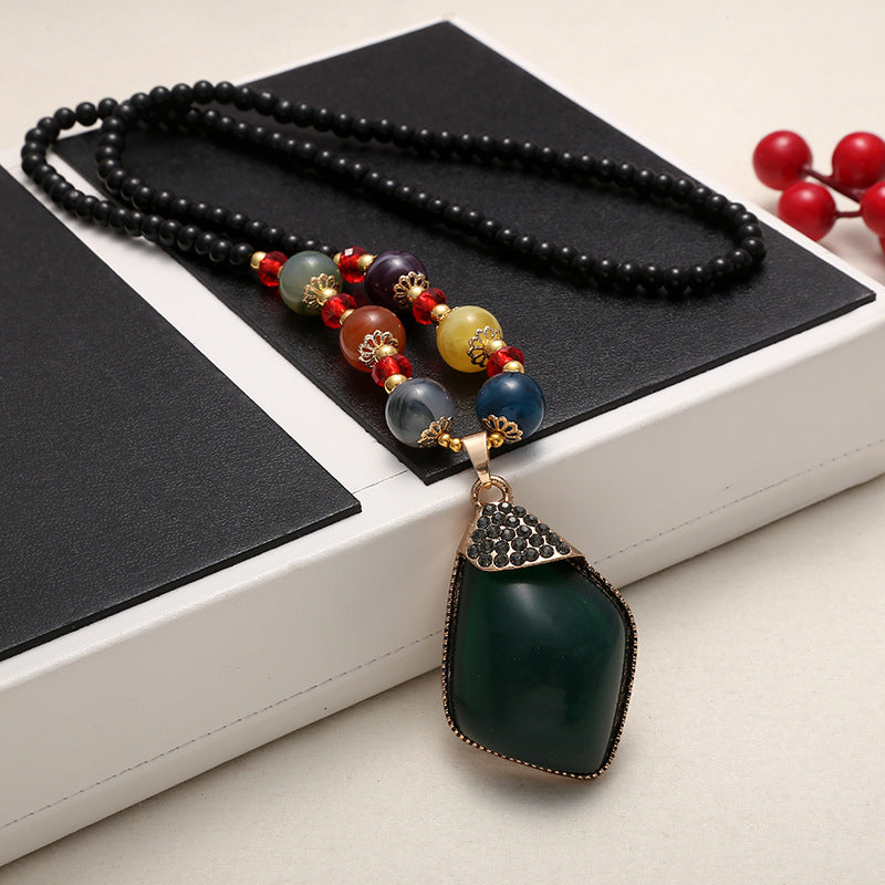 Casual Bohemian Ethnic Style Vintage Clothing Necklace - 12 MegaBDM