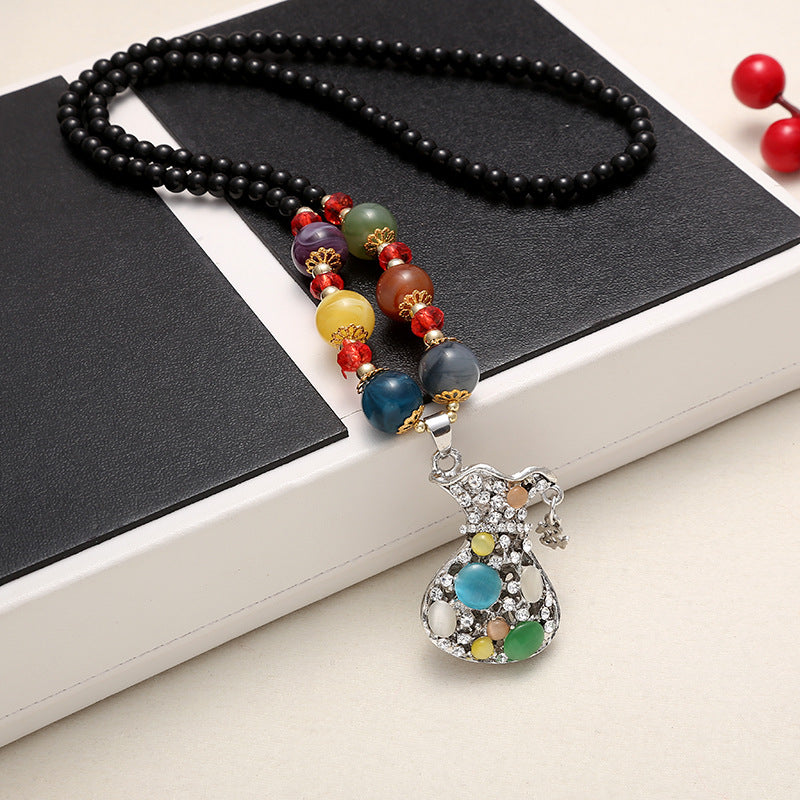 Casual Bohemian Ethnic Style Vintage Clothing Necklace - 19 MegaBDM