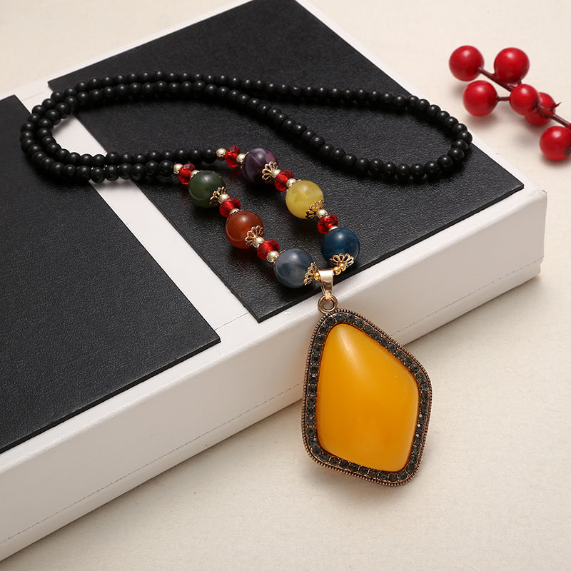 Casual Bohemian Ethnic Style Vintage Clothing Necklace - 37 MegaBDM