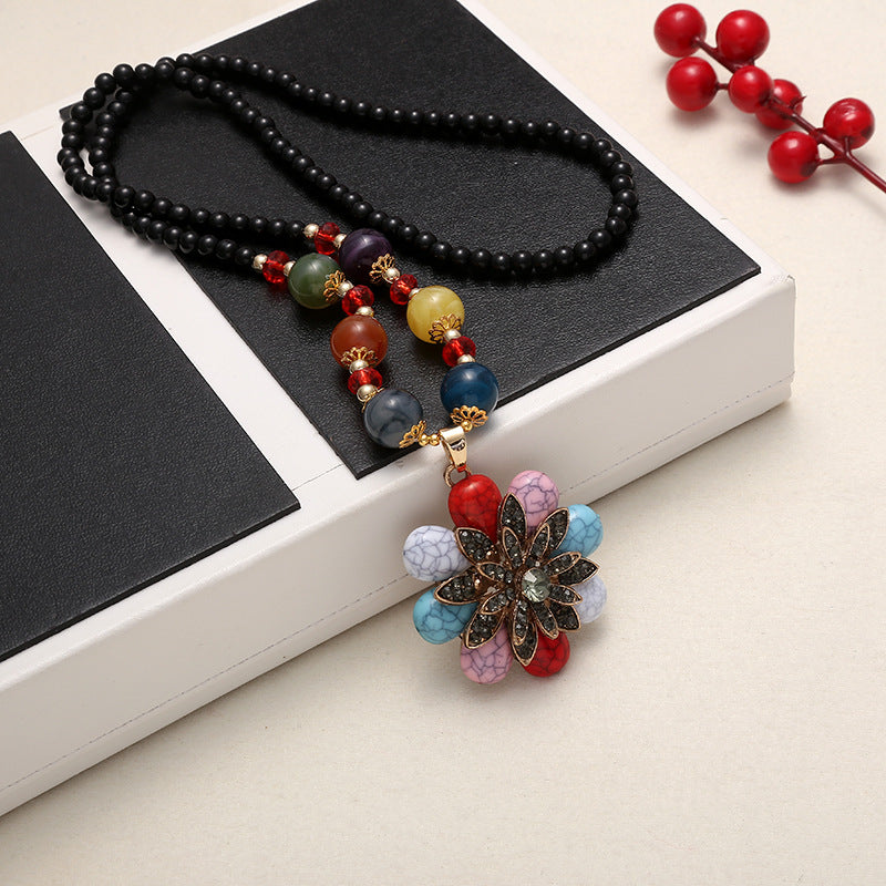 Casual Bohemian Ethnic Style Vintage Clothing Necklace - 39 MegaBDM