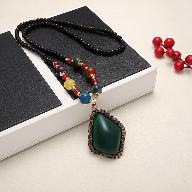 Casual Bohemian Ethnic Style Vintage Clothing Necklace - 45 MegaBDM
