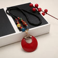 Casual Bohemian Ethnic Style Vintage Clothing Necklace - 9 MegaBDM