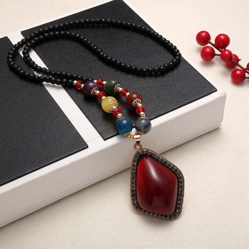 Casual Bohemian Ethnic Style Vintage Clothing Necklace - 11 MegaBDM