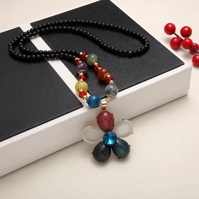 Casual Bohemian Ethnic Style Vintage Clothing Necklace - 16 MegaBDM