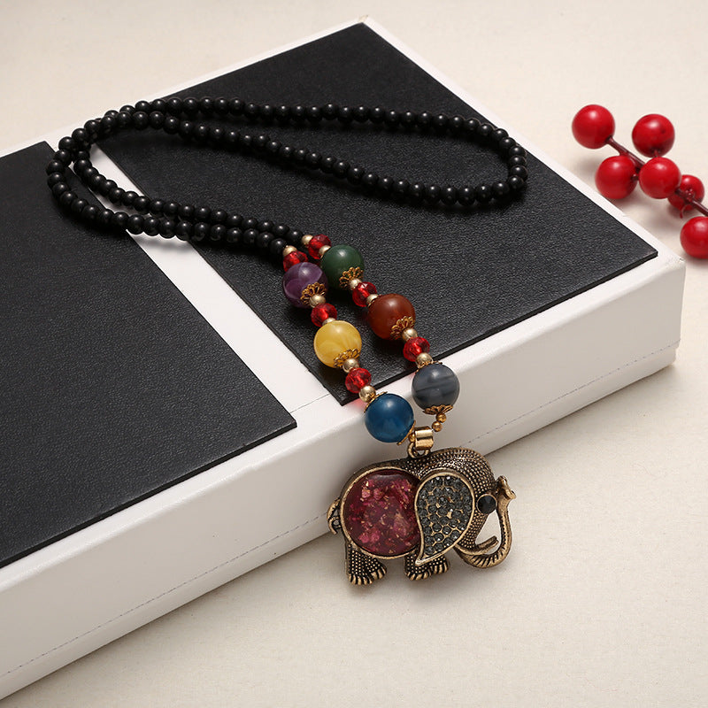 Casual Bohemian Ethnic Style Vintage Clothing Necklace - 17 MegaBDM