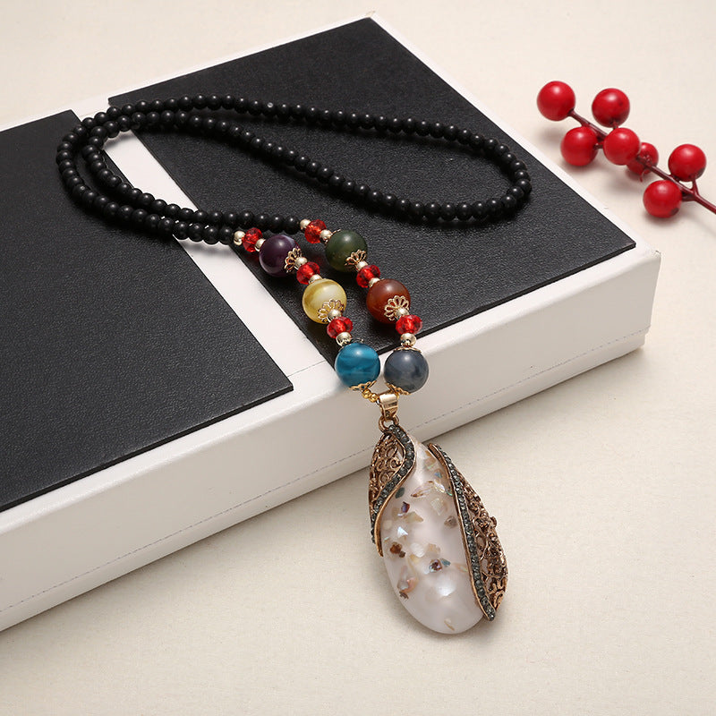 Casual Bohemian Ethnic Style Vintage Clothing Necklace - 28 MegaBDM