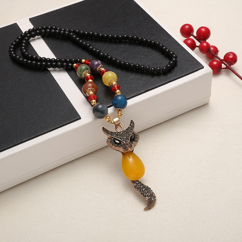 Casual Bohemian Ethnic Style Vintage Clothing Necklace - 34 MegaBDM