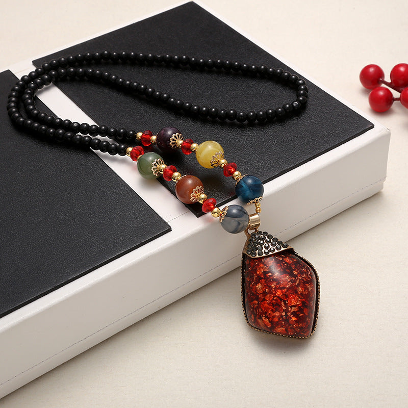 Casual Bohemian Ethnic Style Vintage Clothing Necklace - 47 MegaBDM
