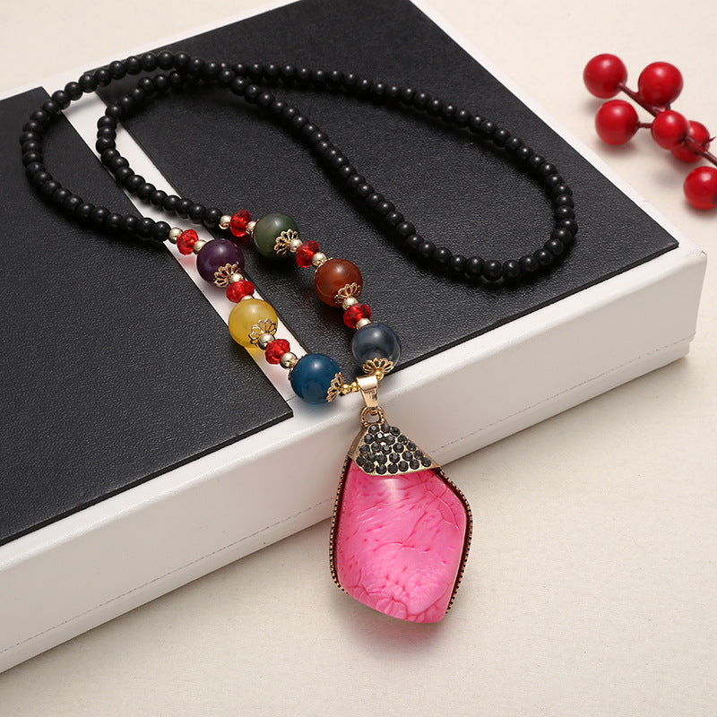 Casual Bohemian Ethnic Style Vintage Clothing Necklace - 51 MegaBDM