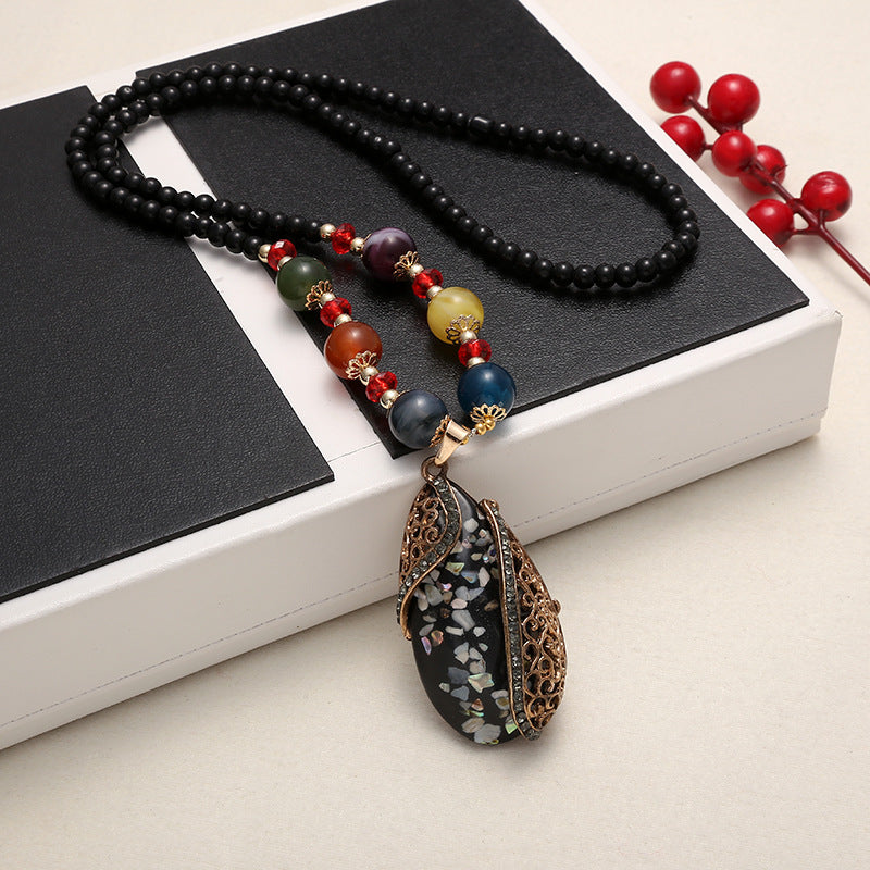 Casual Bohemian Ethnic Style Vintage Clothing Necklace - 31 MegaBDM