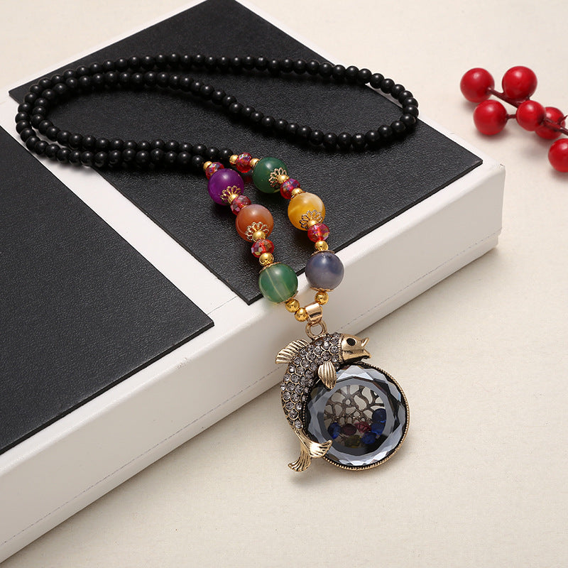 Casual Bohemian Ethnic Style Vintage Clothing Necklace - 46 MegaBDM