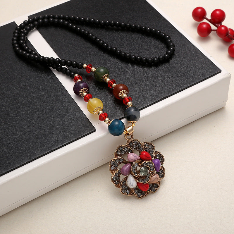 Casual Bohemian Ethnic Style Vintage Clothing Necklace - 38 MegaBDM
