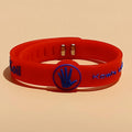 Team Star Lakers Warrior Knight Kobe Curry James Basketball Bracelet - Leonard New (Clippers) Red MegaBDM