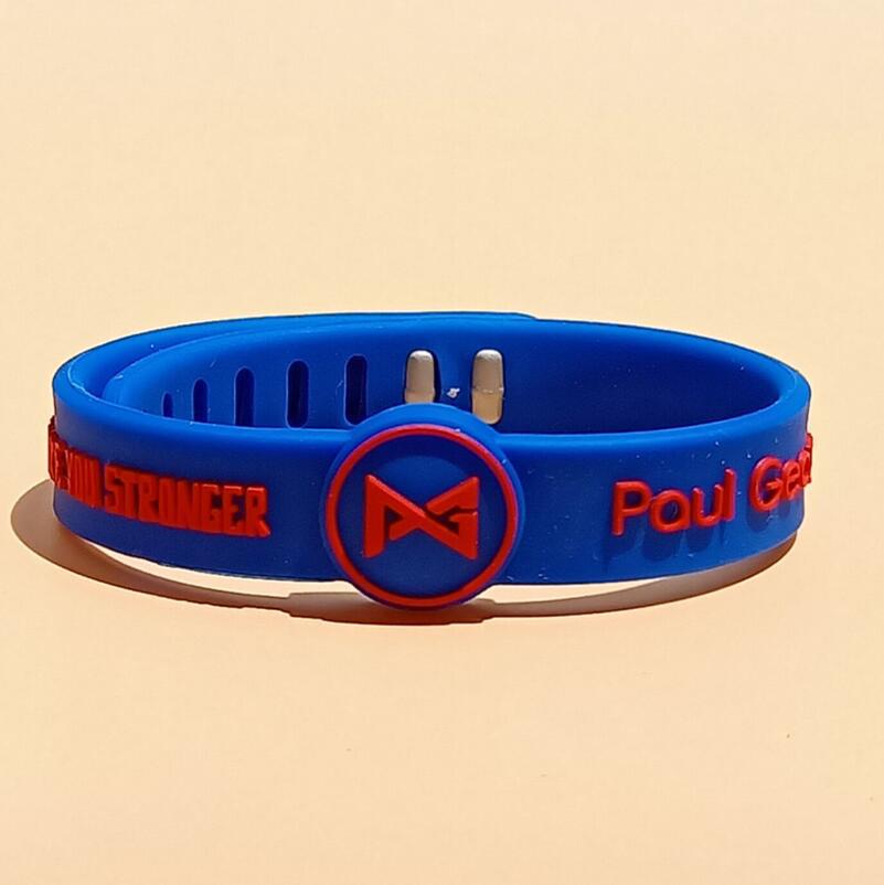Team Star Lakers Warrior Knight Kobe Curry James Basketball Bracelet - George New (Clippers) Dark Blue MegaBDM