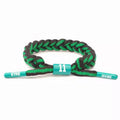 Women's Strap Basketball Shoelace Trendy Fashion Sports Wristband Star Male Curry Bracelets - Owen Black and Green MegaBDM