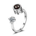 Language Love You Korean Diamond Projection Rings MegaBDM