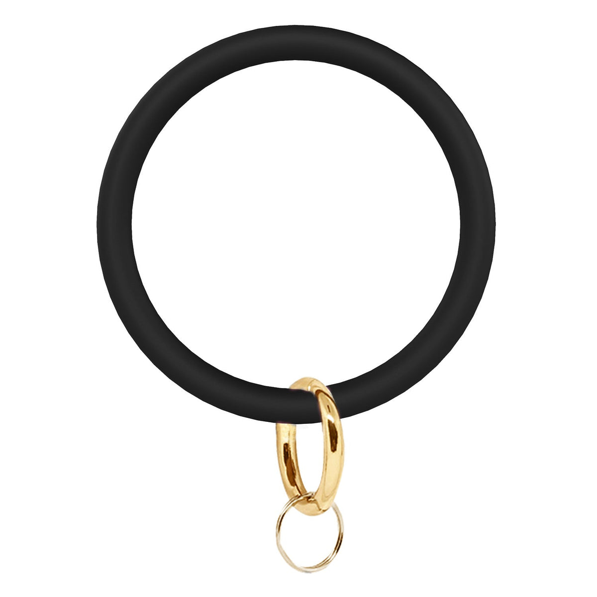 Large Round Silicone Key Case Gift Bracelets - Black MegaBDM