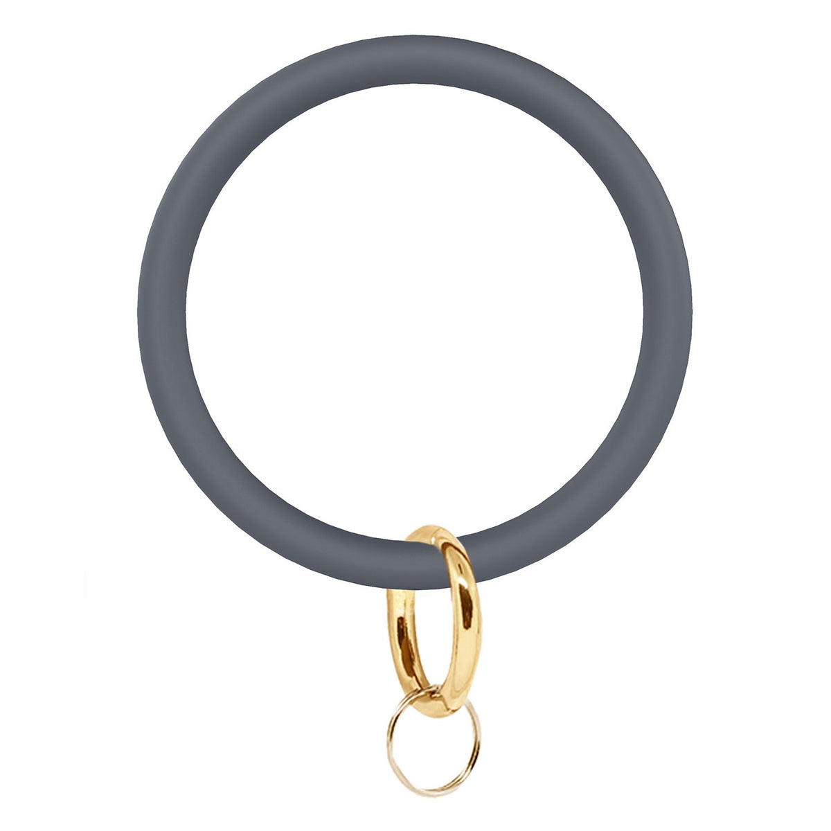 Large Round Silicone Key Case Gift Bracelets - Gray MegaBDM