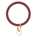 Large Round Silicone Key Case Gift Bracelets - Wine Red MegaBDM