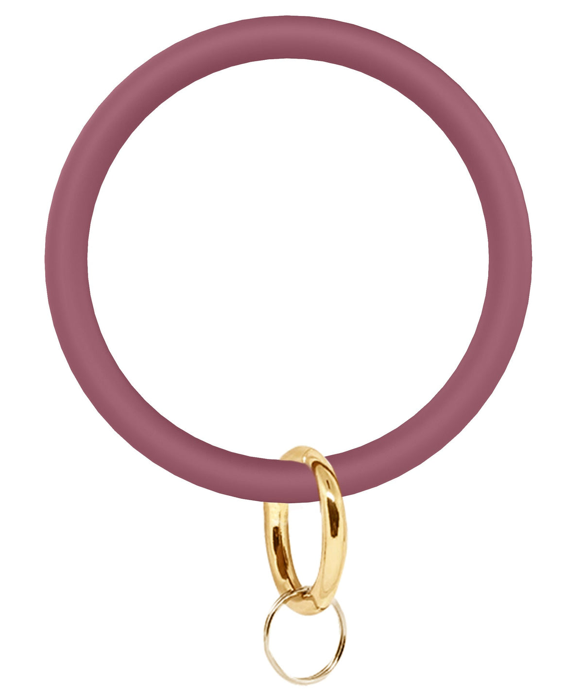 Large Round Silicone Key Case Gift Bracelets - Rose pink MegaBDM