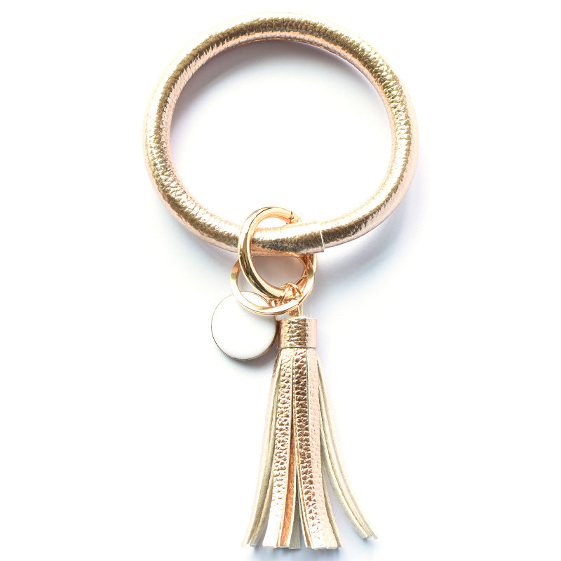 Christmas Pure Leather Key Creative Chain Bracelet - Champagne MegaBDM