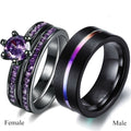 Women's Couple Combination Round Diamond Fashion Ring MegaBDM