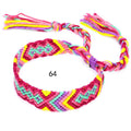 Ethnic Colorful Cotton Thread Friendship Hand Anklets - 64 MegaBDM