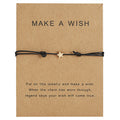 Hand Weaving Paper Card Five-pointed Star Bracelets - BR18Y0165-1 MegaBDM